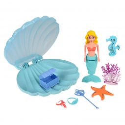 Mermaid Clam Shell 9 Piece Playset