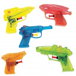 Water Squirt Guns - 5 Inch - 25 Count
