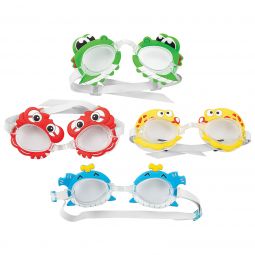Tropical Swim Goggles - Assorted Colors